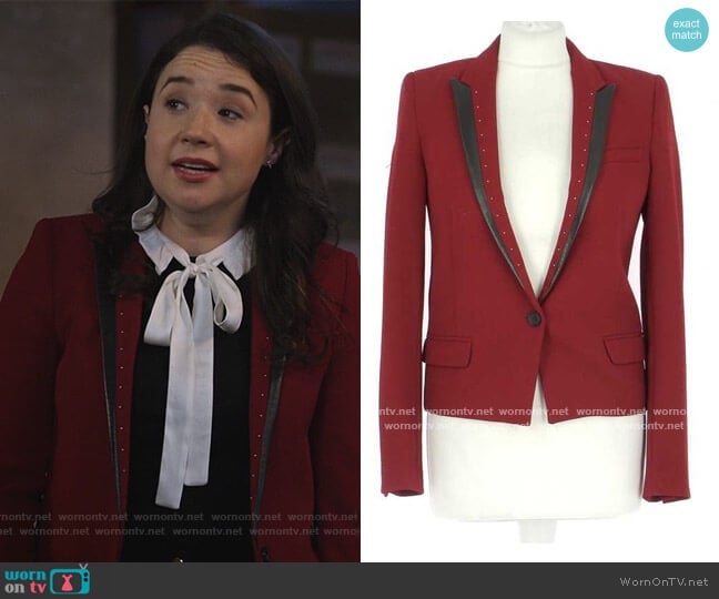 The Kooples Studded Blazer worn by Marissa Gold (Sarah Steele) on The Good Fight
