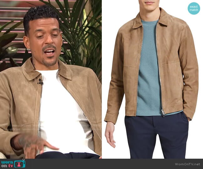 Theory Dustin Suede Jacket