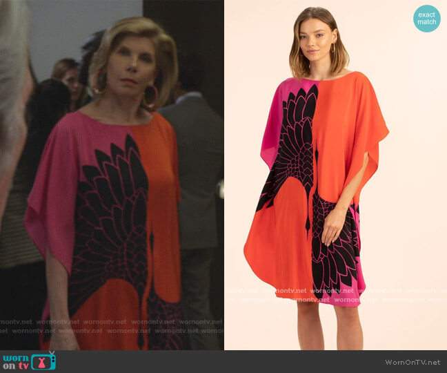 Trina Turk Global Dress worn by Diane Lockhart (Christine Baranski) on The Good Fight