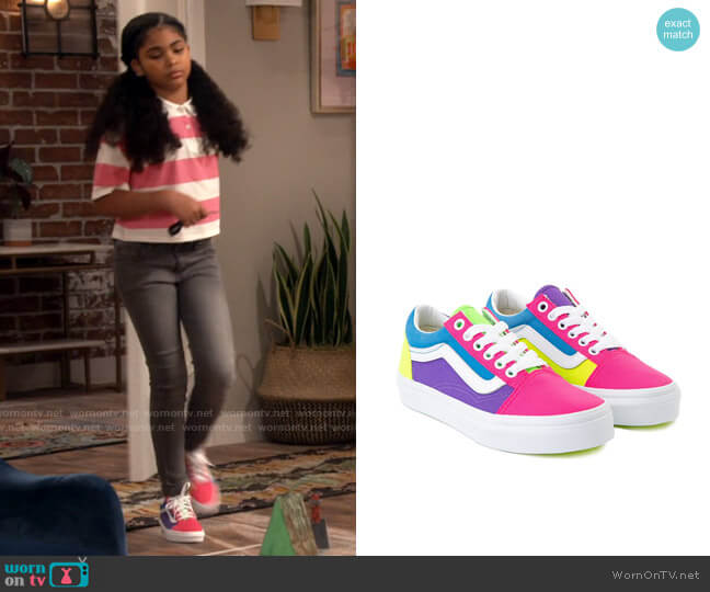 Vans Colorblock Old Skool Sneakers worn by Millicent (Jaidyn Triplett) on iCarly