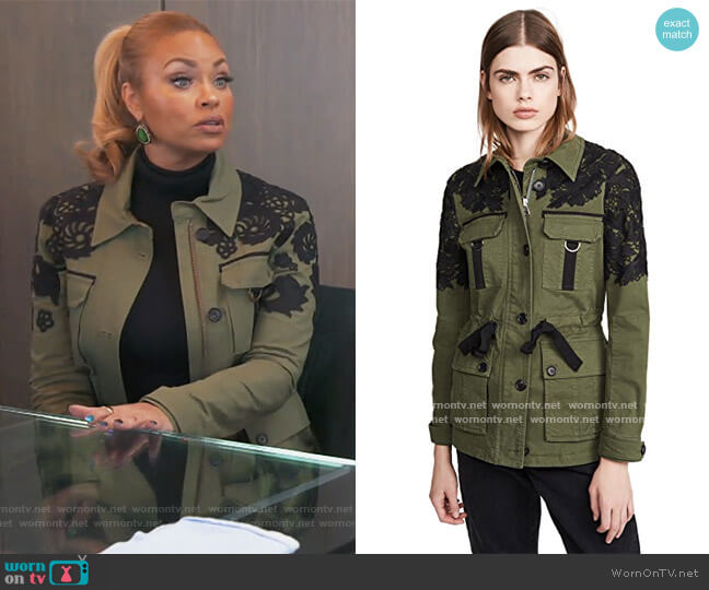 Veronica Beard Heritage Jacket worn by Gizelle Bryant on The Real Housewives of Potomac