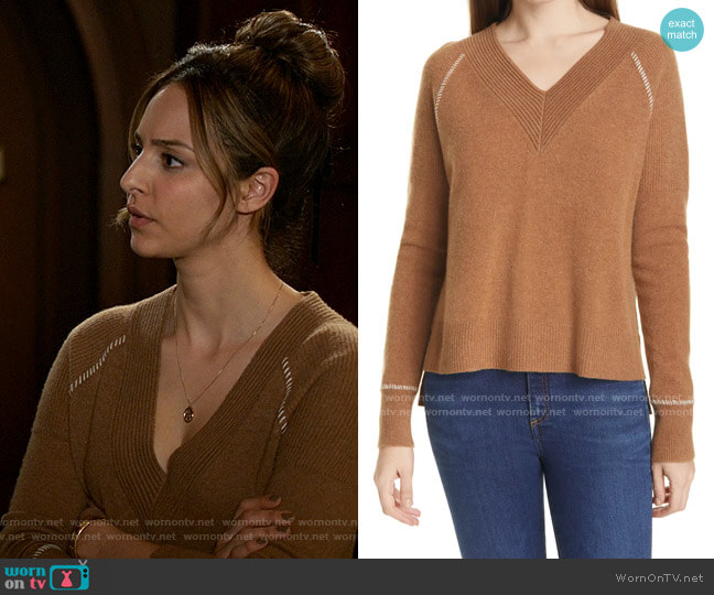 Veronica Beard Preta Sweater worn by Zari Tomaz (Tala Ashe) on Legends of Tomorrow