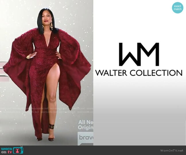 by Walter Collection worn by Garcelle Beauvais on The Real Housewives of Beverly Hills