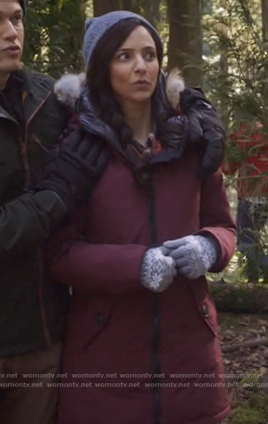 Zari’s red parka on Legends of Tomorrow