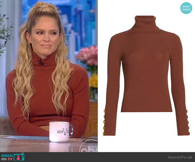 A.L.C. Desi Sweater worn by Sara Haines on The View