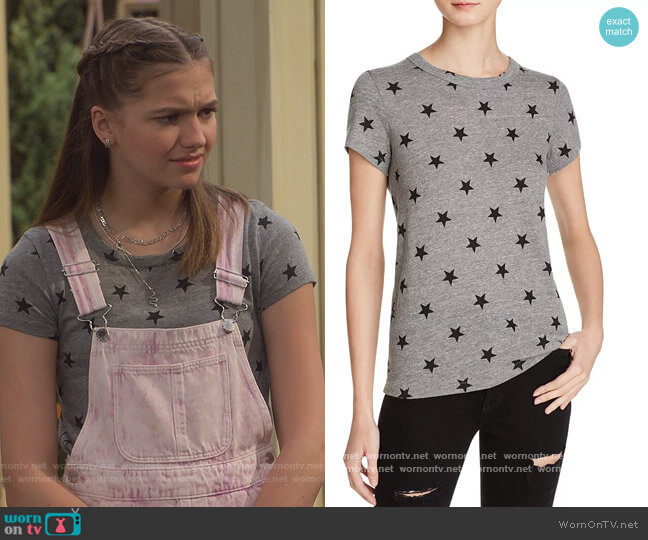 Alternative Ideal Star Print Tee worn by Presley (Jayden Bartels) on Side Hustle