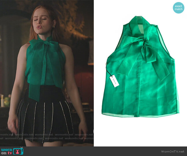 Babaton Julious Blouse worn by Cheryl Blossom (Madelaine Petsch) on Riverdale