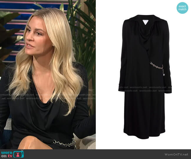 Bottega Veneta Chain-Detail Midi Dress worn by Morgan Stewart on E! News