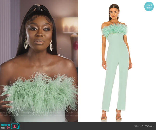 Bronx and Banco Lola Jumpsuit worn by Wendy Osefo on The Real Housewives of Potomac