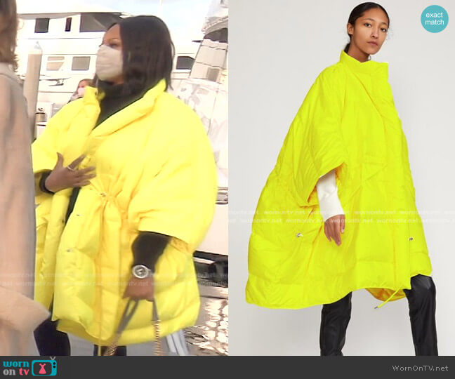 Cynthia Rowley Cindy Down Puffer Jacket worn by Garcelle Beauvais on The Real Housewives of Beverly Hills