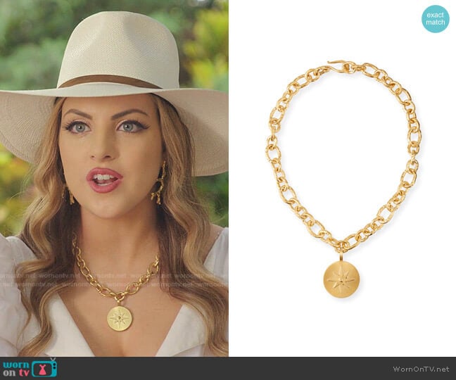 Dina Mackney Phoenix Luxe Star Necklace worn by Fallon Carrington (Elizabeth Gillies) on Dynasty