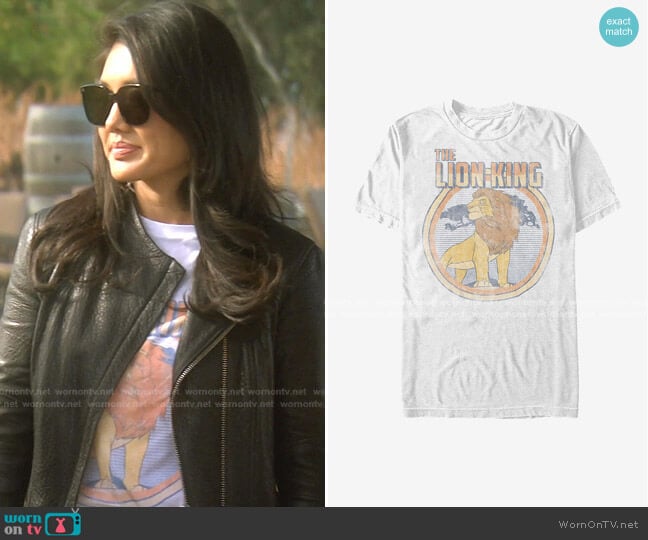Hot Topic Disney The Lion King Vintage Simba T-Shirt worn by Crystal Kung Minkoff on The Real Housewives of Beverly Hills