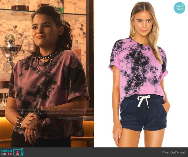 Electric & Rose State Pocket Tee worn by Aurora Decker-Morningstar (Brianna Hildebrand) on Lucifer