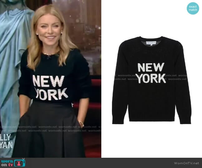 Ellsworth & Ivey New York Sweater worn by Kelly Ripa on Live with Kelly and Mark