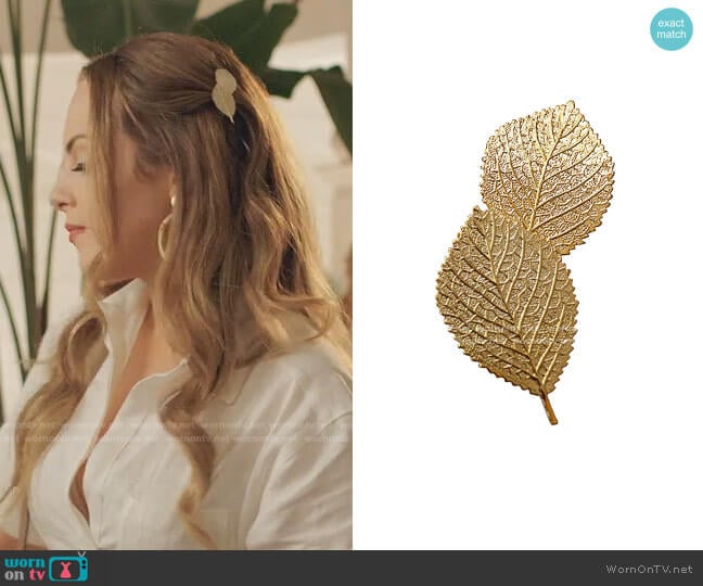Epona Valley Birch Clip worn by Fallon Carrington (Elizabeth Gillies) on Dynasty