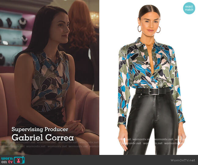 Equipment Leema Blouse worn by Veronica Lodge (Camila Mendes) on Riverdale