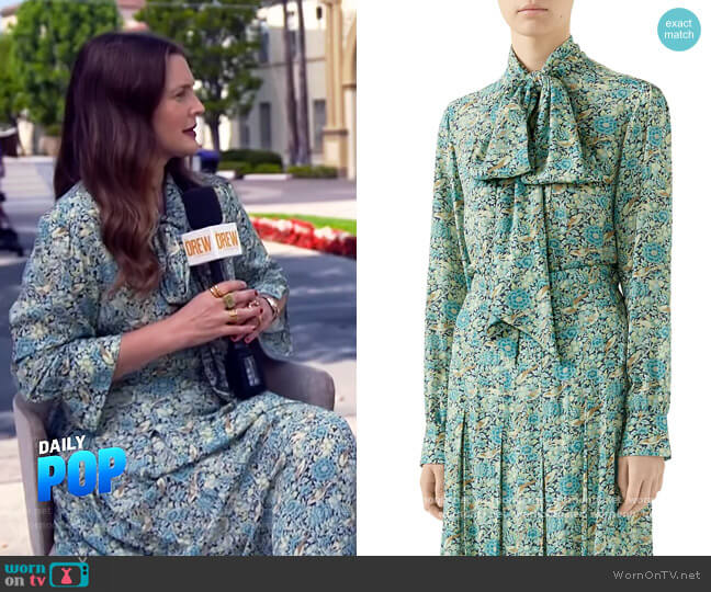 Gucci Liberty Floral Crepe Shirt