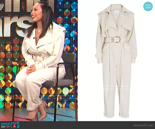 Acler Hanbury Belted Cotton-Blend Jumpsuit