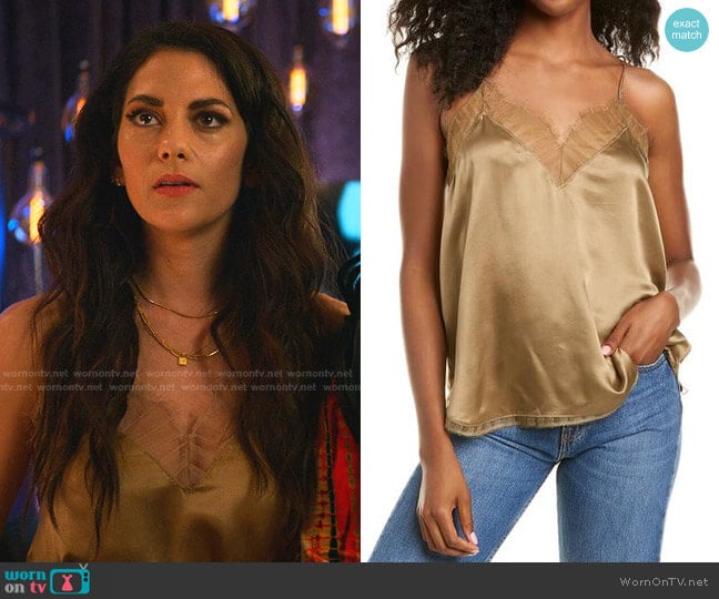 Iro Berwyn Lace-Trimmed Camisole worn by Eve (Inbar Lavi) on Lucifer