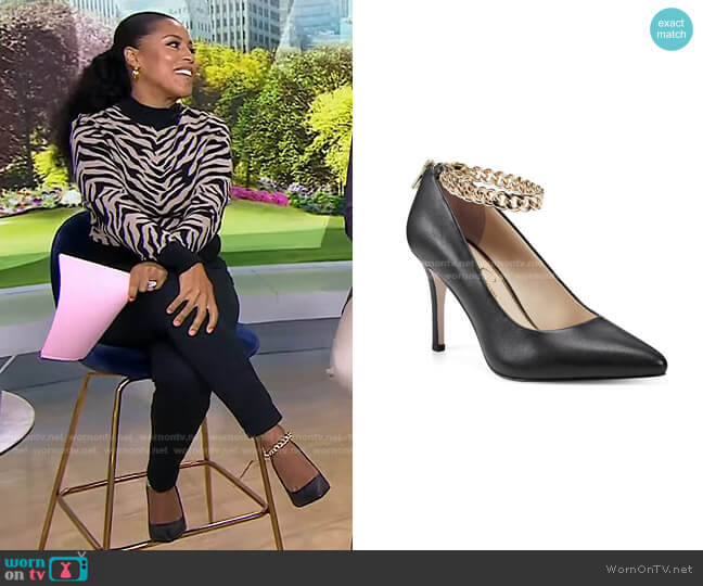 Jessica Simpson Abrellia Pump worn by Sheinelle Jones on Today