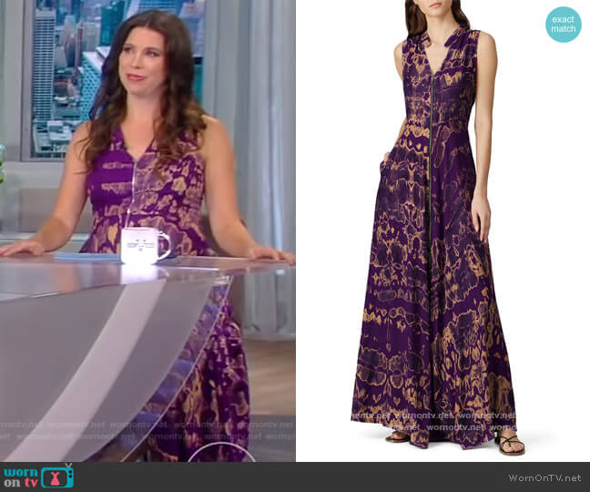 Kahindo Purple Sleeveless Dress