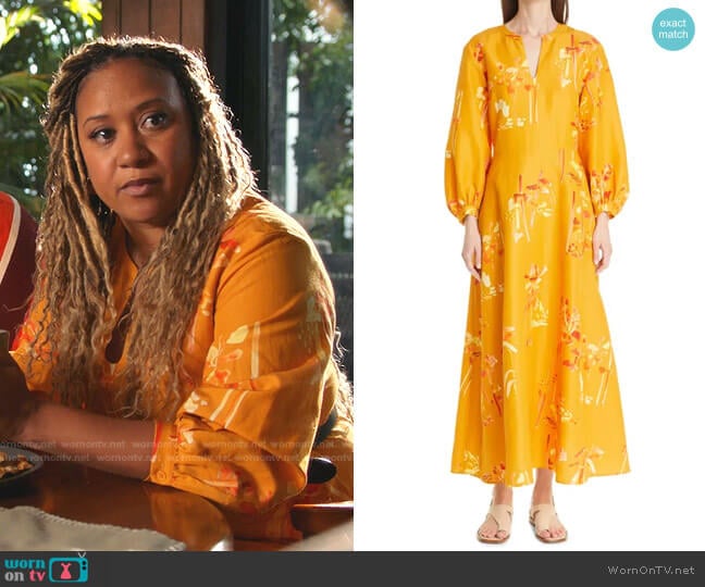 Lafayette 148 New York Leona Dress worn by Karen Wilson (Tracie Thoms) on 9-1-1