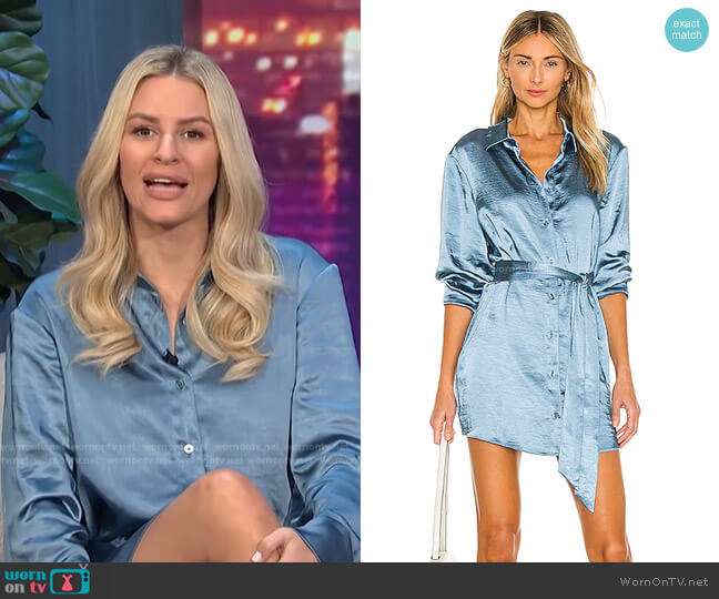 L'Academie Marta Shirt Dress worn by Morgan Stewart on E! News
