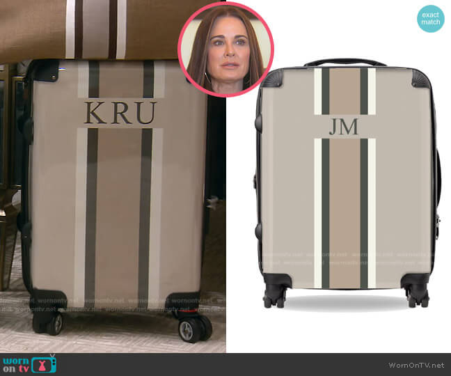 Lily and Bean Your Own Luggage worn by Kyle Richards on The Real Housewives of Beverly Hills