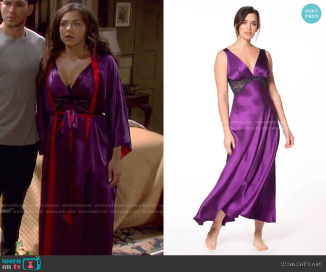 Christine Lingerie Moulin Rouge Chemise worn by Ciara Brady (Victoria Konefal) on Days of our Lives