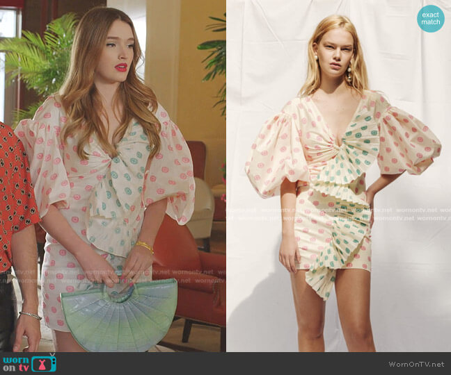 Nadya Dzyak Spring Summer 2020 Collection worn by Kirby Anders (Maddison Brown) on Dynasty