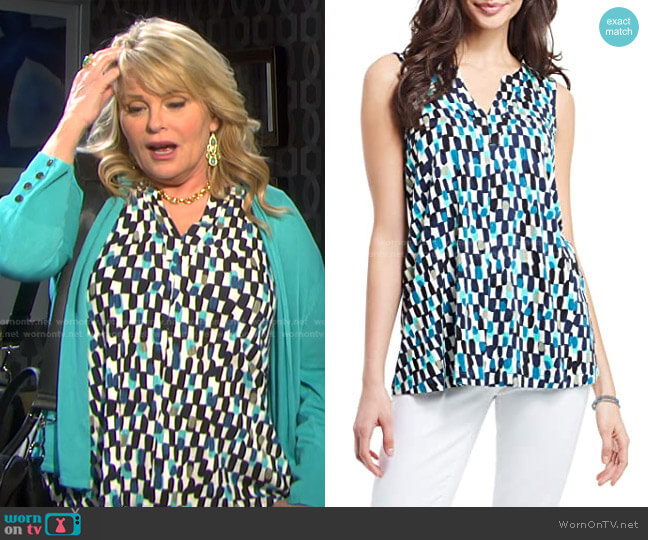 Nic+Zoe Riviera Rain Tank worn by Bonnie Lockhart (Judi Evans) on Days of our Lives