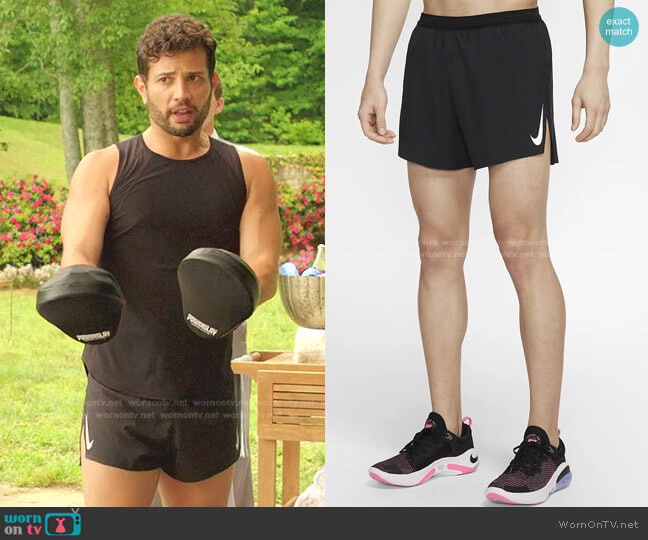 Nike AeroSwift Shorts worn by Sam Flores (Rafael de la Fuente) on Dynasty