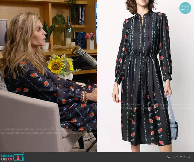 Tory Burch Pleated Shirt Dress worn by Maria Shriver on Today
