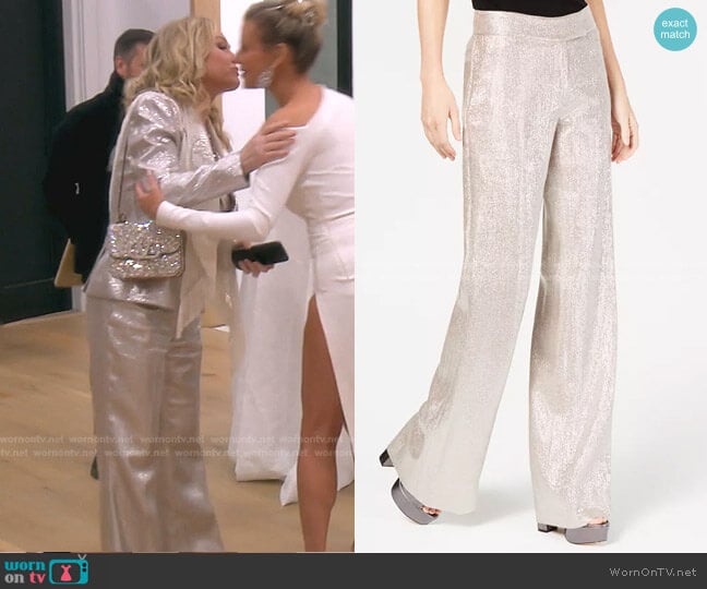 Rachel Zoe Eden Pants worn by Kathy Hilton on The Real Housewives of Beverly Hills