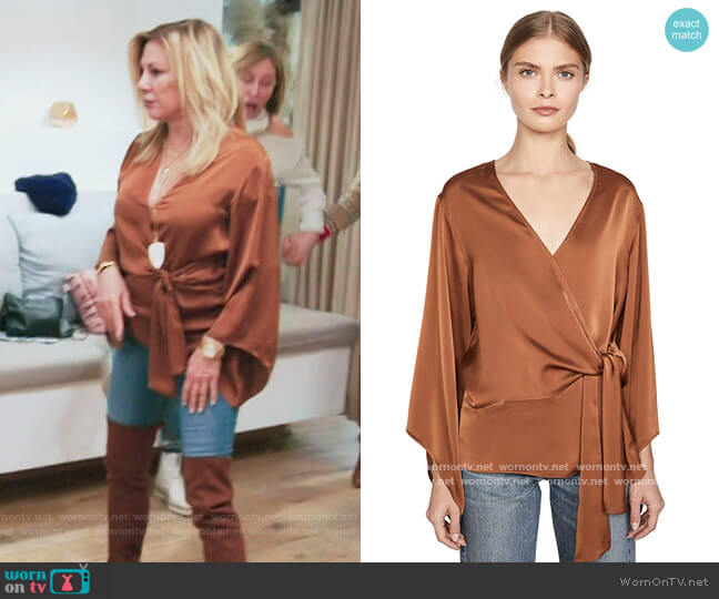 Ramy Brook Cassandra Blouse worn by Ramona Singer on The Real Housewives of New York City