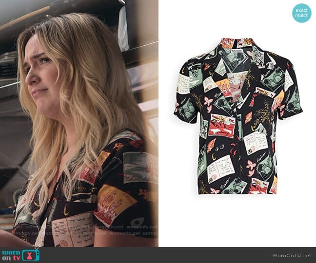 Reformation Cuba Top worn by Davia (Emma Hunton) on Good Trouble