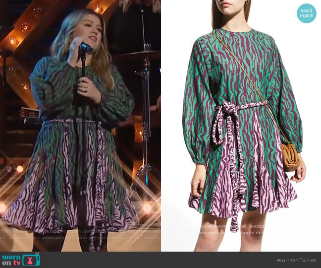 Rhode Ella Dress worn by Kelly Clarkson on The Kelly Clarkson Show