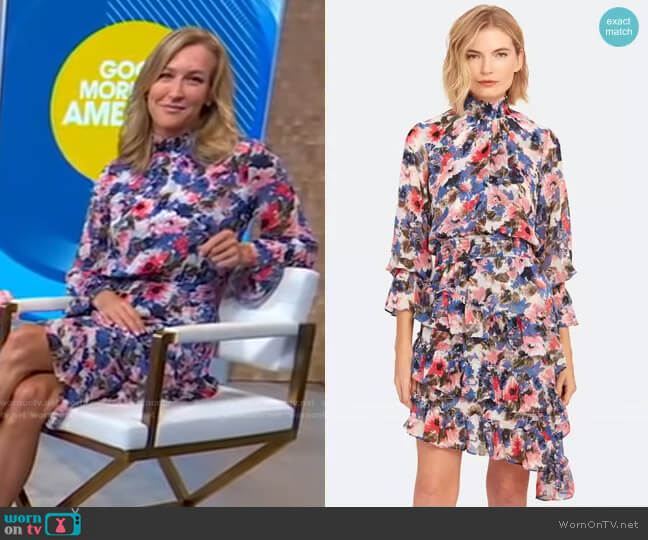 Misa Los Angeles Savanna Dress worn by Lara Spencer on Good Morning America
