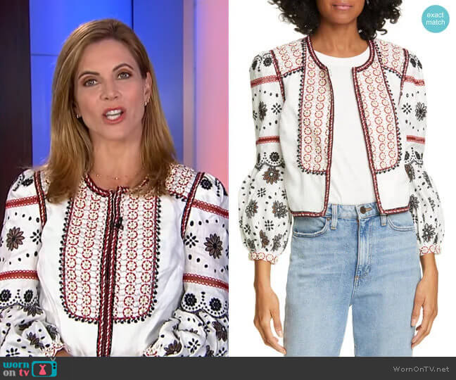 Veronica Beard Shilin Jacket worn by Natalie Morales on Today