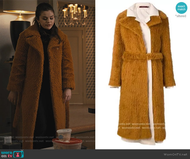 Sies Marjan Long Coat worn by Mabel Mora (Selena Gomez) on Only Murders in the Building