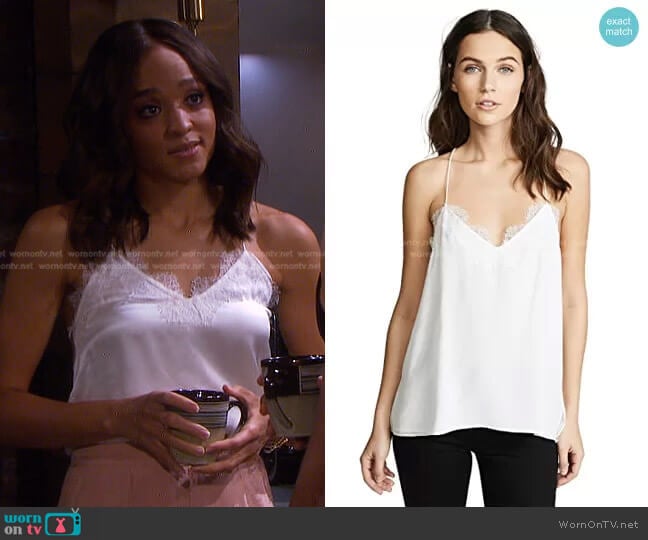 Cami NYC The Racer Top worn by Lani Price (Sal Stowers) on Days of our Lives