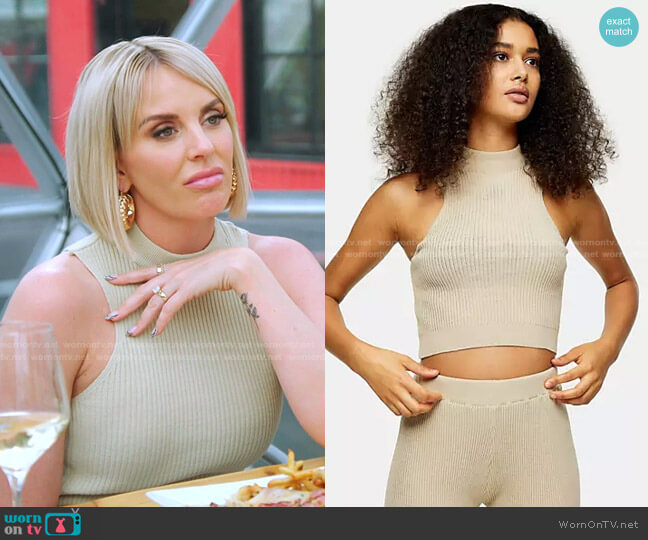 Topshop Knitted Racer Vest worn by Whitney Rose on The Real Housewives of Salt Lake City