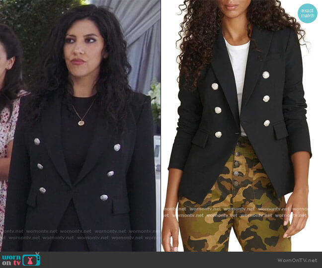 Veronica Beard Miller Dickey Jacket worn by Rosa Diaz (Stephanie Beatriz) on Brooklyn Nine-Nine