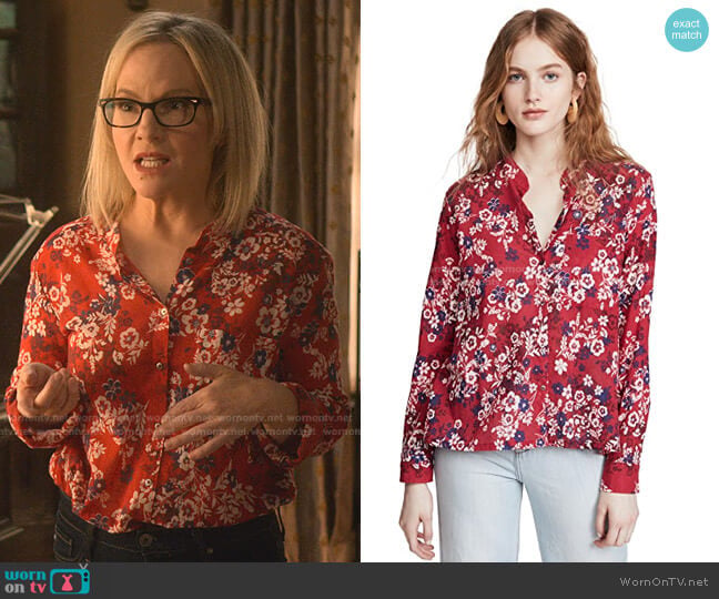 Xirena Graycen Shirt worn by Linda Martin (Rachael Harris) on Lucifer