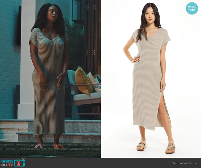 WFH Sweater Dress worn by Angela Vaughn (Yaya DaCosta) on Our Kind of People