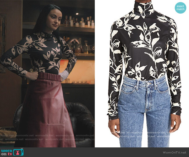 Zimmermann Ladybeetle Body Knit Top worn by Veronica Lodge (Camila Mendes) on Riverdale