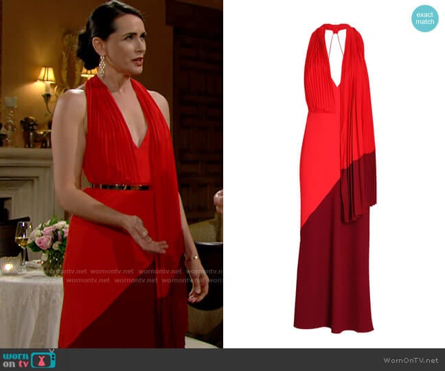 Acler Flora Dress worn by Quinn Fuller (Rena Sofer) on The Bold and the Beautiful