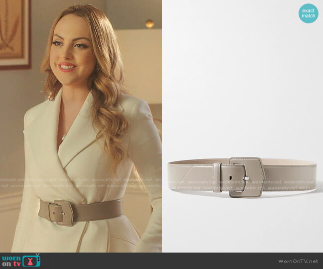Alaia Leather Waist Belt worn by Fallon Carrington (Elizabeth Gillies) on Dynasty