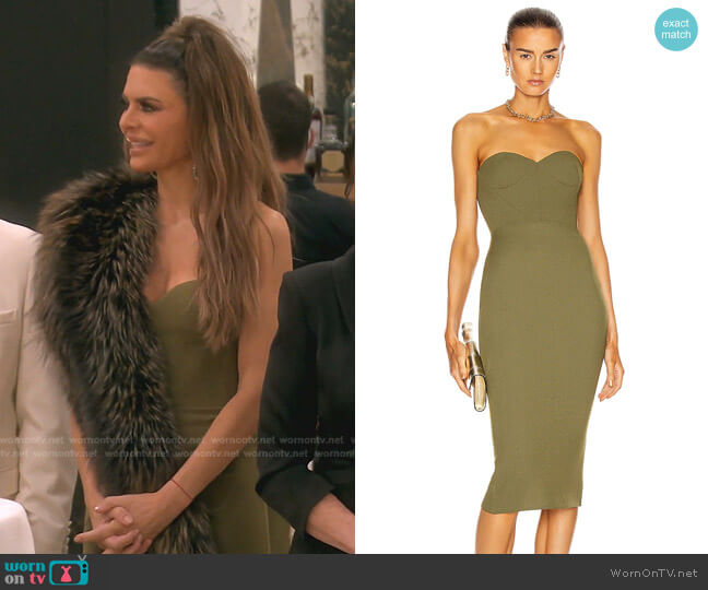 Alex Perry Kye Dress worn by Lisa Rinna on The Real Housewives of Beverly Hills