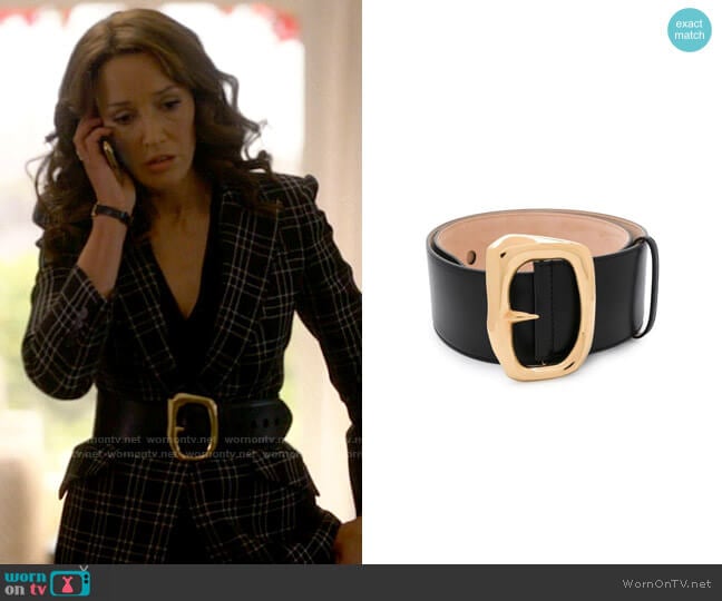 Alexander McQueen Checked Blazer worn by Bette Porter (Jennifer Beals) on The L Word Generation Q